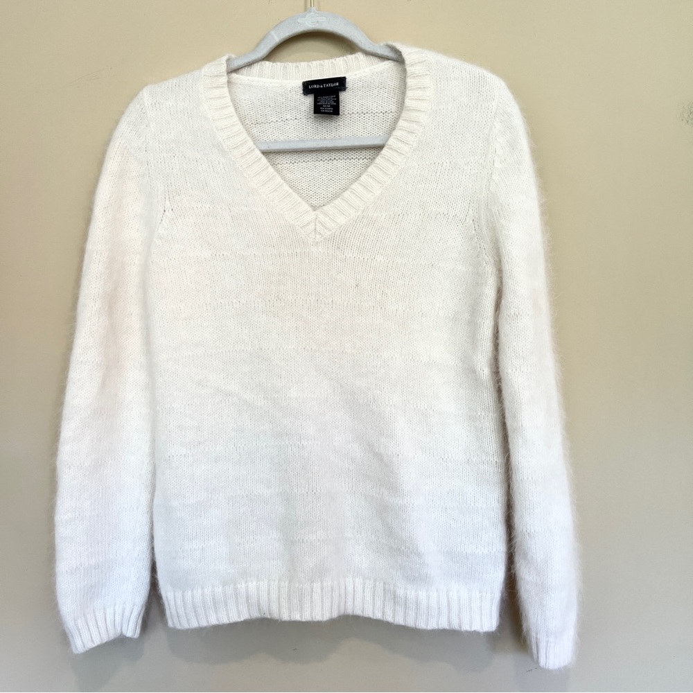 Lord & Taylor Rabbit Hair Sweater